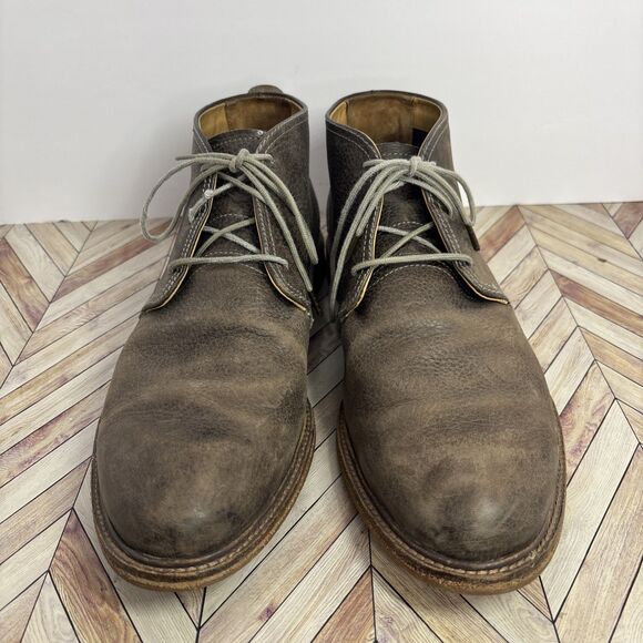 J Shoes Brown Leather Chukka BootMens sz 11 Lace-up  Handcrafted main image 10